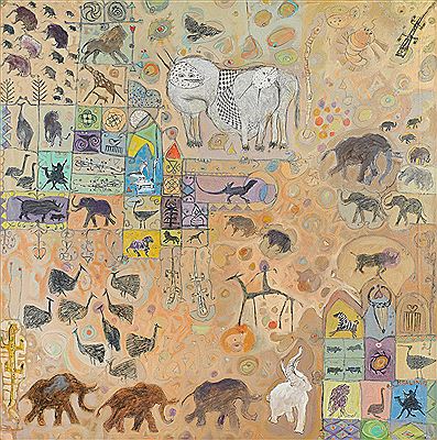 My Jungle I by Hussein Salim - Auction record, sale price, and art valuation. Compare with similar artists and explore comparable artworks.