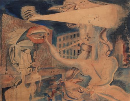 Woman in city