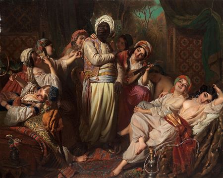 A harem interior