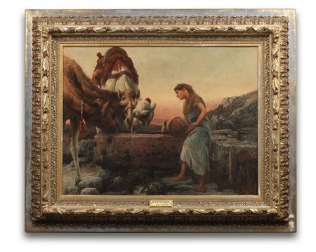 Sample artwork by Robert Gavin (1827 - 1883), known for rustic and orientalist subjects in painting - View similar artists and auction records