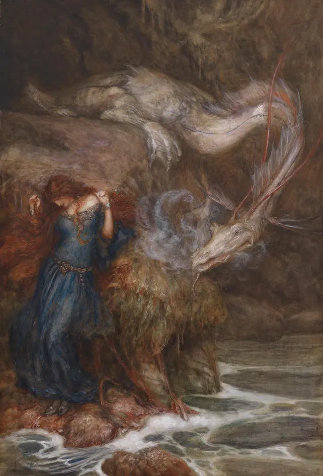 Andromeda by Arthur Rackham - Auction record, sale price, and art valuation. Compare with similar artists and explore comparable artworks.