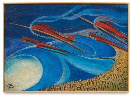 Coppa Schneider a Venezia by Guglielmo Tato Sansoni - Auction record, sale price, and art valuation. Compare with similar artists and explore comparable artworks.
