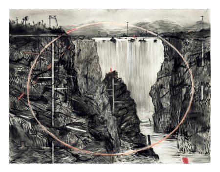 Colonial Landscape - Waterfall, 1995-1996