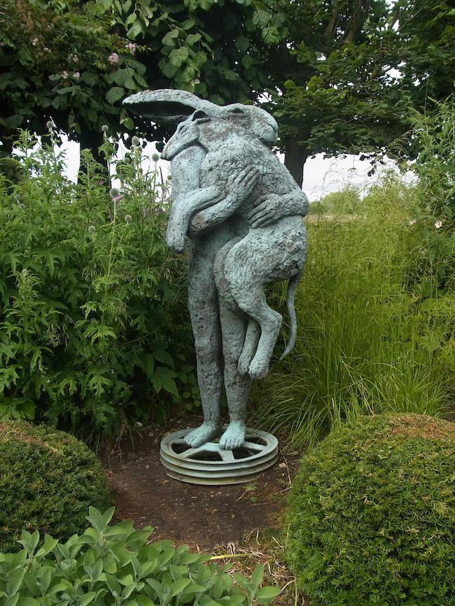 Lady-Hare with Dog