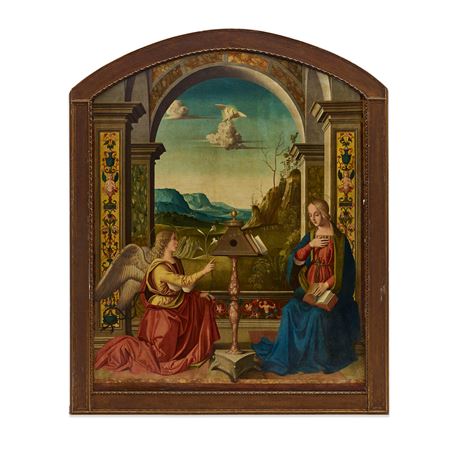 The Annunciation by Marco Palmezzano - Auction record, sale price, and art valuation. Compare with similar artists and explore comparable artworks.