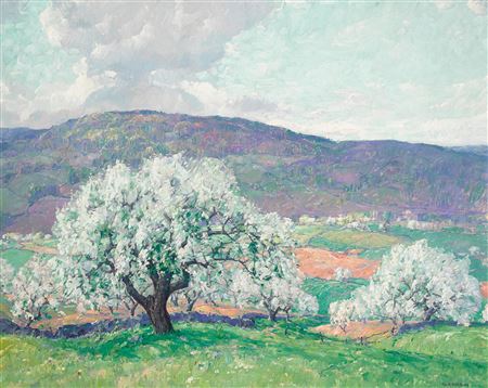 Spring Blossom by Frank Swift Chase - Auction record, sale price, and art valuation. Compare with similar artists and explore comparable artworks.