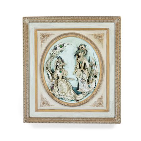 Pair of Bas Relief Plaques