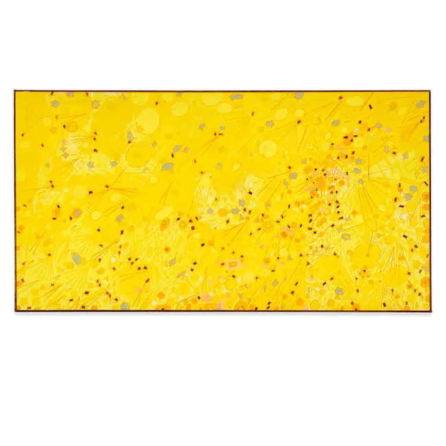 Bright Path, 1967 by Lee Mullican - Auction record, sale price, and art valuation. Compare with similar artists and explore comparable artworks.