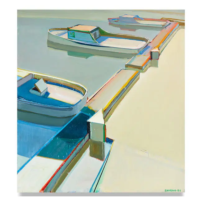 Morning Mist, 1986 by Raimonds Staprans - Auction record, sale price, and art valuation. Compare with similar artists and explore comparable artworks.