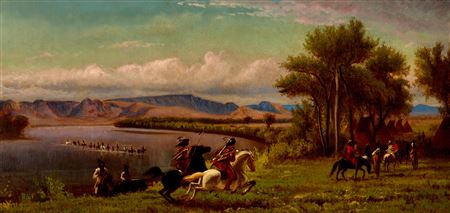 Indian Encampment, Missouri River