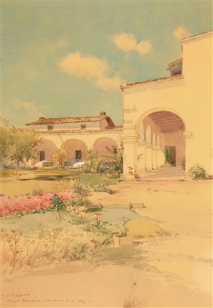 Mission San Juan Capistrano, Cal. by Hardesty Gilmore Maratta - Auction record, sale price, and art valuation. Compare with similar artists and explore comparable artworks.