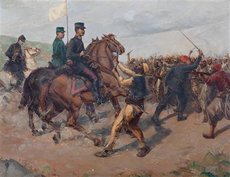 Scène des guerres des Balkans