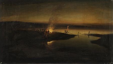 Midsummer's Eve bonfire.