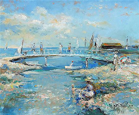 “En été sur la plage” by Michael D'Aguilar - Auction record, sale price, and art valuation. Compare with similar artists and explore comparable artworks.