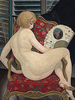 Sample artwork by Gerda Wegener (1885 - 1940), known for magazine illustration, portrait, figure, genre painting - View similar artists and auction records