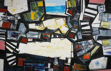 Sample artwork by Christopher Galvin-Harrison (Born 1956), known for painting - View similar artists and auction records