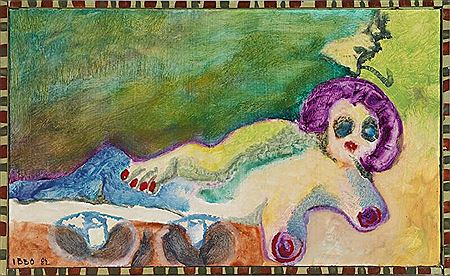 Composition with woman.