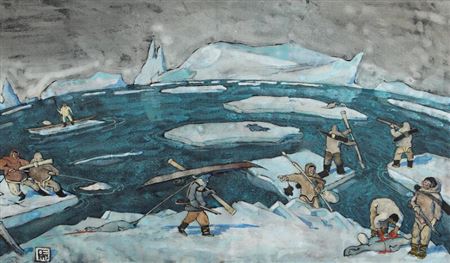 Hunt on Greenland.