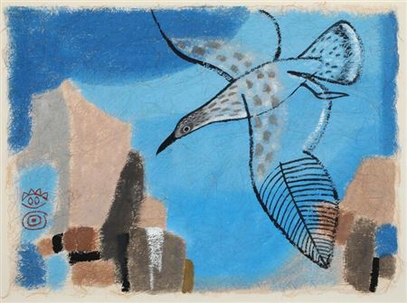 Composition with bird
