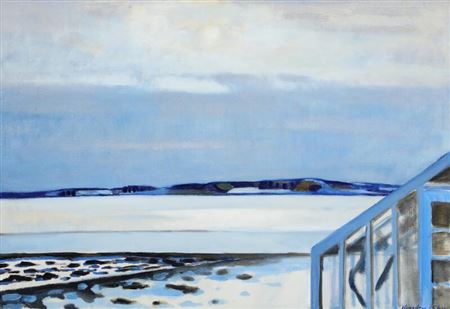 Winter landscape by Thorvald Hagedorn-Olsen - Auction record, sale price, and art valuation. Compare with similar artists and explore comparable artworks.
