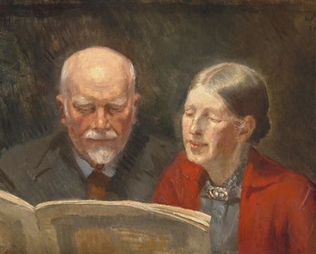 Sample artwork by Helga Ancher (1883 - 1964), known for painting - View similar artists and auction records
