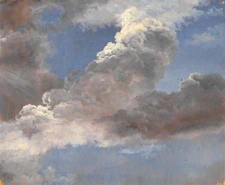 Cloud study by Peter Christian Thamsen Skovgaard - Auction record, sale price, and art valuation. Compare with similar artists and explore comparable artworks.