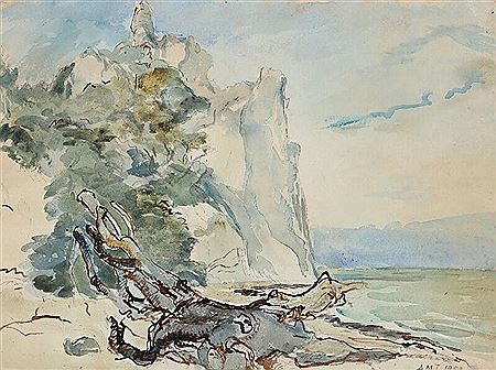 Sommerspiret on Møns Klint.