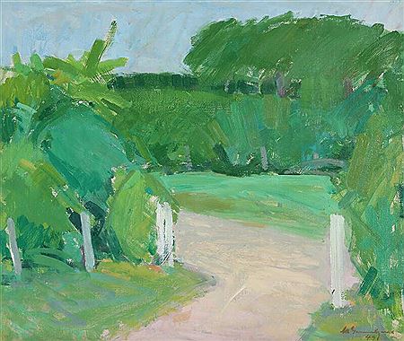 Scenery from a garden