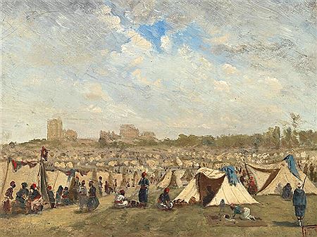 Sample artwork by David Jacobsen (1821 - 1871), known for painting - View similar artists and auction records