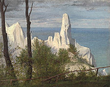 View of Sommerspiret at the Cliffs of Møn. by Jorgen Roed - Auction record, sale price, and art valuation. Compare with similar artists and explore comparable artworks.