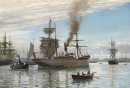 View from the Port of Copenhagen.