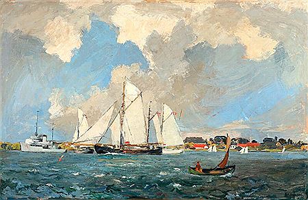 View from the South Funen Archipelago by Niels Hansen - Auction record, sale price, and art valuation. Compare with similar artists and explore comparable artworks.