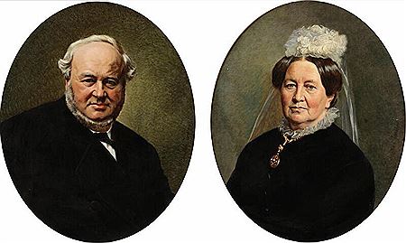 A pair of portraits of Baron Frederik Carl Wilhelm Niels Adolf Krabbe (“Fritz”) Juel-Brockdorff (1812–1876), and his wife, August Juel-Brockdorff (1806–1879),(2) by Hans Christian Jensen - Auction record, sale price, and art valuation. Compare with similar artists and explore comparable artworks.