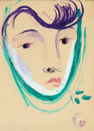 Sample artwork by Helge Refn (1908 - 1985), known for painting - View similar artists and auction records