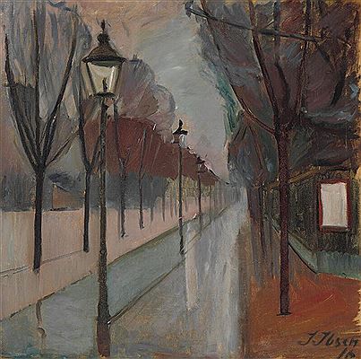 Street scenery, Frederiksberg Allé.