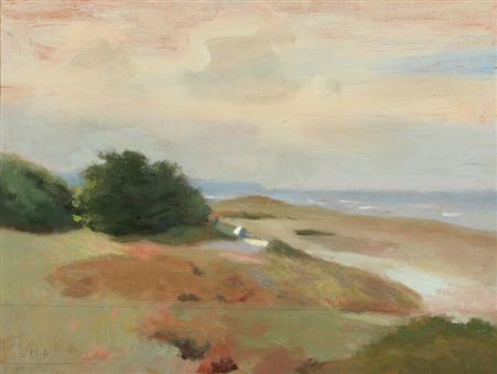 “Studie fra Hornbæk. Strand og Sund”.
