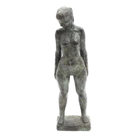 Standing naked woman