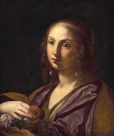 Portrait of Signora Ortensia Leoni Cordini as Saint Dorothy