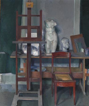 An artist's studio