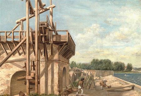 View from the old lime factory in Copenhagen