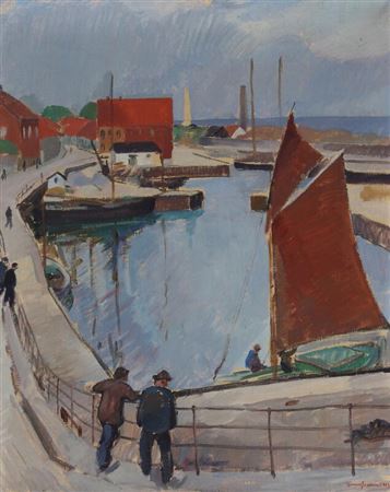 Scenery from Gudhjem, Bornholm