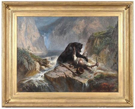 Sample artwork by Otto Sommer (1811 - 1911), known for landscape, marine, hunting genre - View similar artists and auction records