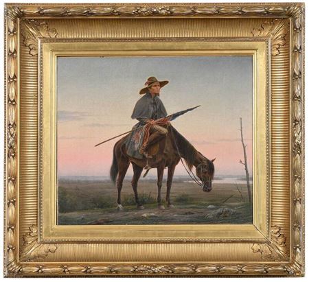 Jefferson Davis, The Forlorn Cavalier, 1864 by William Davis - Auction record, sale price, and art valuation. Compare with similar artists and explore comparable artworks.
