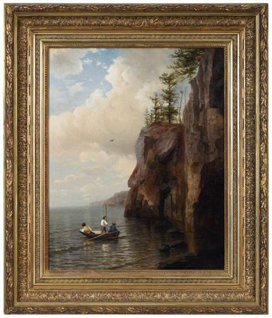 Rocky Shore, Maine, 1876