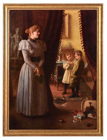 The Scold by Carl Duxa - Auction record, sale price, and art valuation. Compare with similar artists and explore comparable artworks.
