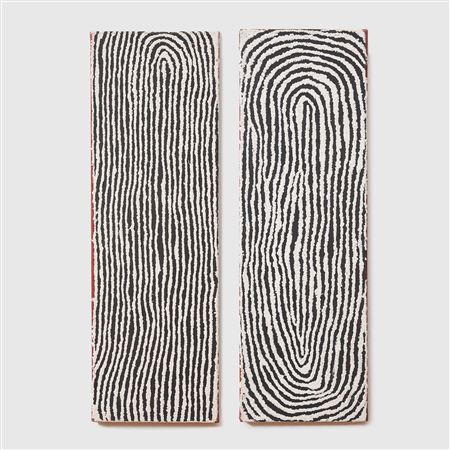 Untitled, (designs associated with the rockhole site of Ngaminya), 2001