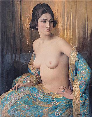 La robe bleue
