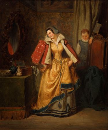 The dressing room, 1846.