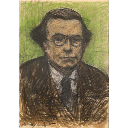Portrait of poet Louis de Schutter