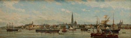The harbour of Antwerp